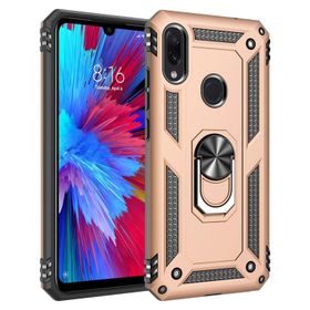 Microsonic Xiaomi Redmi Note 7 Military Ring Holder Gold Cep Telefonu Kılıfı