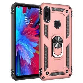 Microsonic Xiaomi Redmi Note 7 Military Ring Holder Rose Gold Cep Telefonu Kılıfı