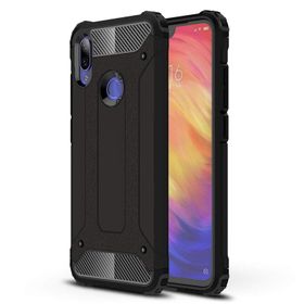 Microsonic Xiaomi Redmi Note 7 Pro Double Dip 360 Protective Lacivert Kılıf