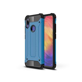 Microsonic Xiaomi Redmi Note 7 Rugged Armor Mavi Kılıf