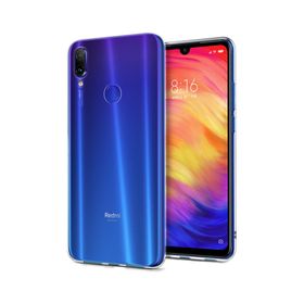 Microsonic Xiaomi Redmi Note 7 Transparent Soft Beyaz Kılıf