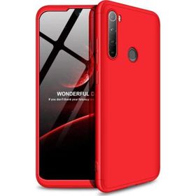 Microsonic Xiaomi Redmi Note 8 Double Dip 360 Protective Kırmızı Cep Telefonu Kılıfı