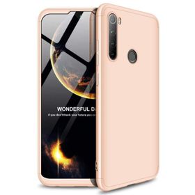 Microsonic Xiaomi Redmi Note 8 Gold Double Dip 360 Protective Kılıf