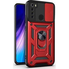 Microsonic Xiaomi Redmi Note 8 Impact Resistant Kırmızı Cep Telefonu Kılıfı