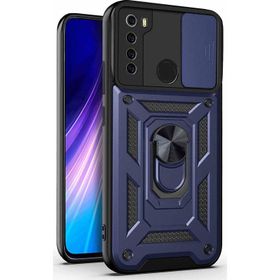 Microsonic Xiaomi Redmi Note 8 Impact Resistant Lacivert Cep Telefonu Kılıfı