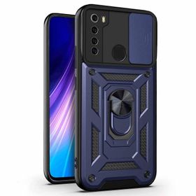Microsonic Xiaomi Redmi Note 8 Impact Resistant Lacivert Cep Telefonu Kılıfı