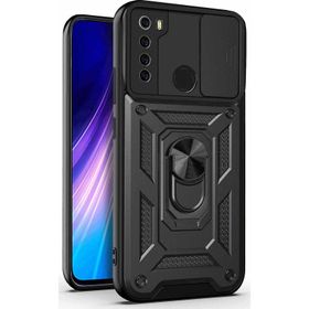 Microsonic Xiaomi Redmi Note 8 Impact Resistant Siyah Cep Telefonu Kılıfı