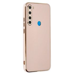 Microsonic Xiaomi Redmi Note 8 Olive Plated Pembe Kılıf