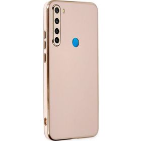 Microsonic Xiaomi Redmi Note 8 Olive Plated Pembe Kılıf