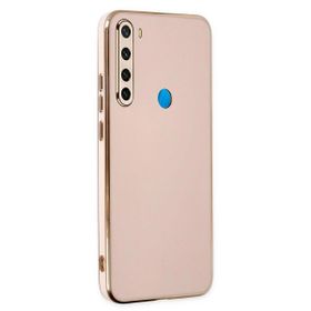 Microsonic Xiaomi Redmi Note 8 Olive Plated Pembe Kılıf