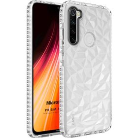 Microsonic Xiaomi Redmi Note 8 Prism Hybrid Şeffaf Cep Telefonu Kılıfı