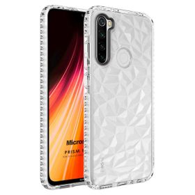 Microsonic Xiaomi Redmi Note 8 Prism Hybrid Şeffaf Cep Telefonu Kılıfı