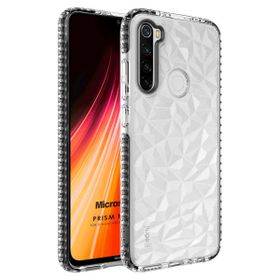 Microsonic Xiaomi Redmi Note 8 Prism Hybrid Siyah Cep Telefonu Kılıfı