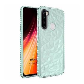 Microsonic Xiaomi Redmi Note 8 Prism Hybrid Yeşil Cep Telefonu Kılıfı