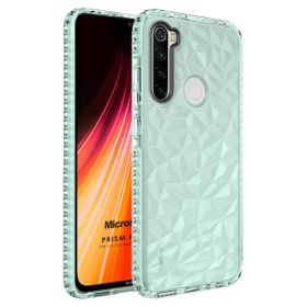Microsonic Xiaomi Redmi Note 8 Prism Hybrid Yeşil Cep Telefonu Kılıfı