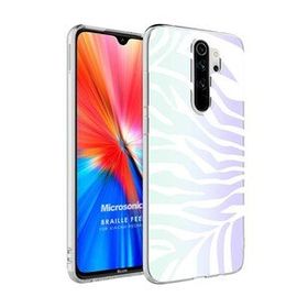 Microsonic Xiaomi Redmi Note 8 Pro Braille Feel Desenli Zebra Cep Telefonu Kılıfı