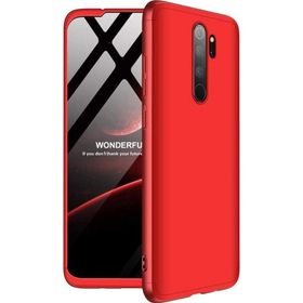 Microsonic Xiaomi Redmi Note 8 Pro Double Dip 360 Protective Kırmızı Cep Telefonu Kılıfı