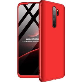 Microsonic Xiaomi Redmi Note 8 Pro Double Dip 360 Protective Kırmızı Cep Telefonu Kılıfı