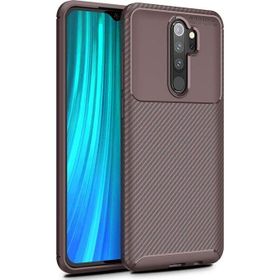 Microsonic Xiaomi Redmi Note 8 Pro Legion Series Kahverengi Cep Telefonu Kılıf
