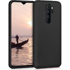 Microsonic Xiaomi Redmi Note 8 Pro Matte Silicone Siyah Kılıf
