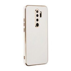 Microsonic Xiaomi Redmi Note 8 Pro Olive Plated Beyaz Kılıf