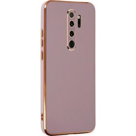 Microsonic Xiaomi Redmi Note 8 Pro Olive Plated Lila Kılıf