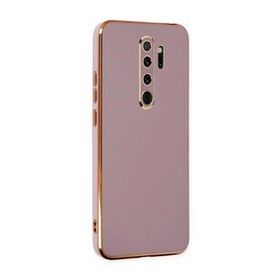 Microsonic Xiaomi Redmi Note 8 Pro Olive Plated Lila Kılıf