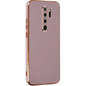 Microsonic Xiaomi Redmi Note 8 Pro Olive Plated Lila Kılıf