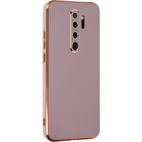 Microsonic Xiaomi Redmi Note 8 Pro Olive Plated Lila Kılıf