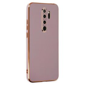 Microsonic Xiaomi Redmi Note 8 Pro Olive Plated Lila Kılıf