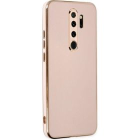 Microsonic Xiaomi Redmi Note 8 Pro Olive Plated Pembe Kılıf