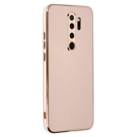 Microsonic Xiaomi Redmi Note 8 Pro Olive Plated Pembe Kılıf