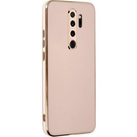 Microsonic Xiaomi Redmi Note 8 Pro Olive Plated Pembe Kılıf