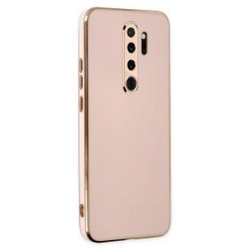 Microsonic Xiaomi Redmi Note 8 Pro Olive Plated Pembe Kılıf