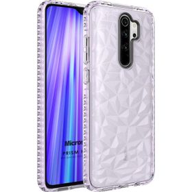 Microsonic Xiaomi Redmi Note 8 Pro Prism Hybrid Mor Cep Telefonu Kılıfı