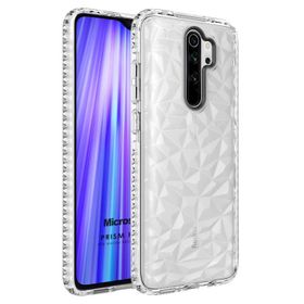 Microsonic Xiaomi Redmi Note 8 Pro Prism Hybrid Şeffaf Cep Telefonu Kılıfı