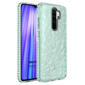 Microsonic Xiaomi Redmi Note 8 Pro Prism Hybrid Yeşil Cep Telefonu Kılıfı