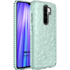 Microsonic Xiaomi Redmi Note 8 Pro Prism Hybrid Yeşil Cep Telefonu Kılıfı