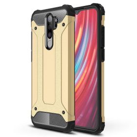 Microsonic Xiaomi Redmi Note 8 Pro Rugged Armor Gold Cep Telefonu Kılıfı