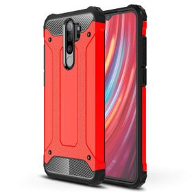 Microsonic Xiaomi Redmi Note 8 Pro Rugged Armor Kırmızı Kılıf
