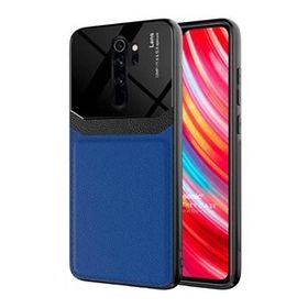 Microsonic Xiaomi Redmi Note 8 Pro Uniq Leather Lacivert Cep Telefonu Kılıfı