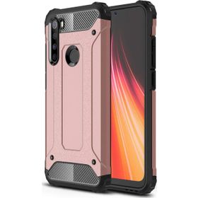 Microsonic Xiaomi Redmi Note 8 Rugged Armor Rose Gold Cep Telefonu Kılıfı