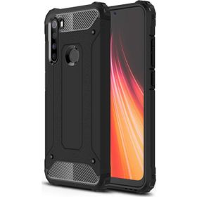 Microsonic Xiaomi Redmi Note 8 Rugged Armor Siyah Cep Telefonu Kılıfı