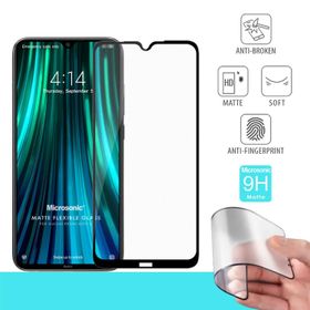 Microsonic Xiaomi Redmi Note 8 Seramik Matte Flexible Siyah Ekran Koruyucu