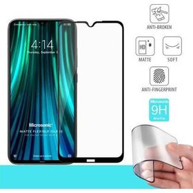 Microsonic Xiaomi Redmi Note 8 Seramik Matte Flexible Siyah Ekran Koruyucu