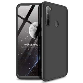 Microsonic Xiaomi Redmi Note 8 Siyah Double Dip 360 Protective Kılıf