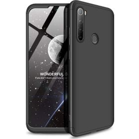 Microsonic Xiaomi Redmi Note 8 Siyah Double Dip 360 Protective Kılıf