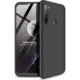 Microsonic Xiaomi Redmi Note 8 Siyah Double Dip 360 Protective Kılıf