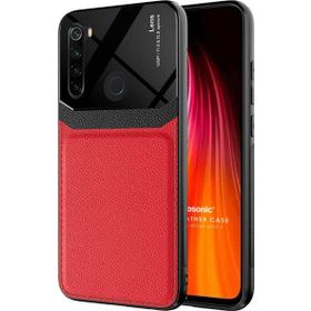 Microsonic Xiaomi Redmi Note 8 Uniq Leather Kırmızı Cep Telefonu Kılıfı