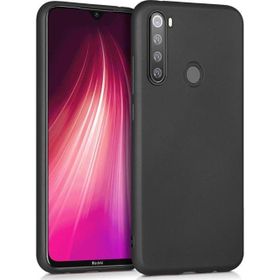 Microsonic Xiaomi Redmi Note 8T Matte Silicone Siyah Kılıf